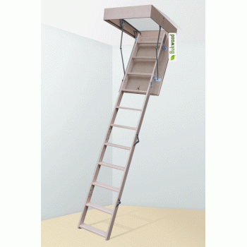 Буковая чердачная лестница Bukwood Eco Long 110x60 (305см)